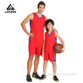 Conception de maillots de basket-ball collégial personnalisés en gros